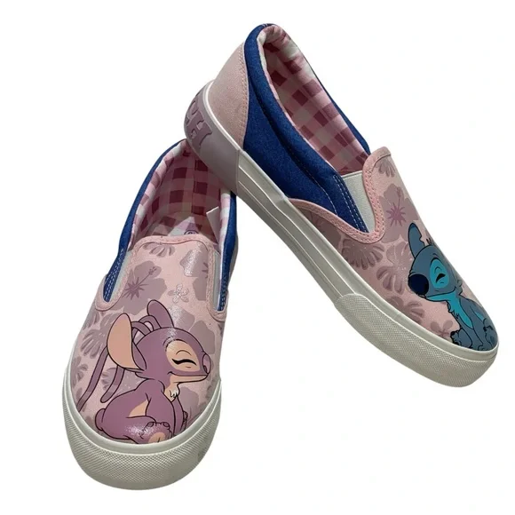 Disney | Shoes | Disney Stitch Angel Womens Sneakers Sz 85